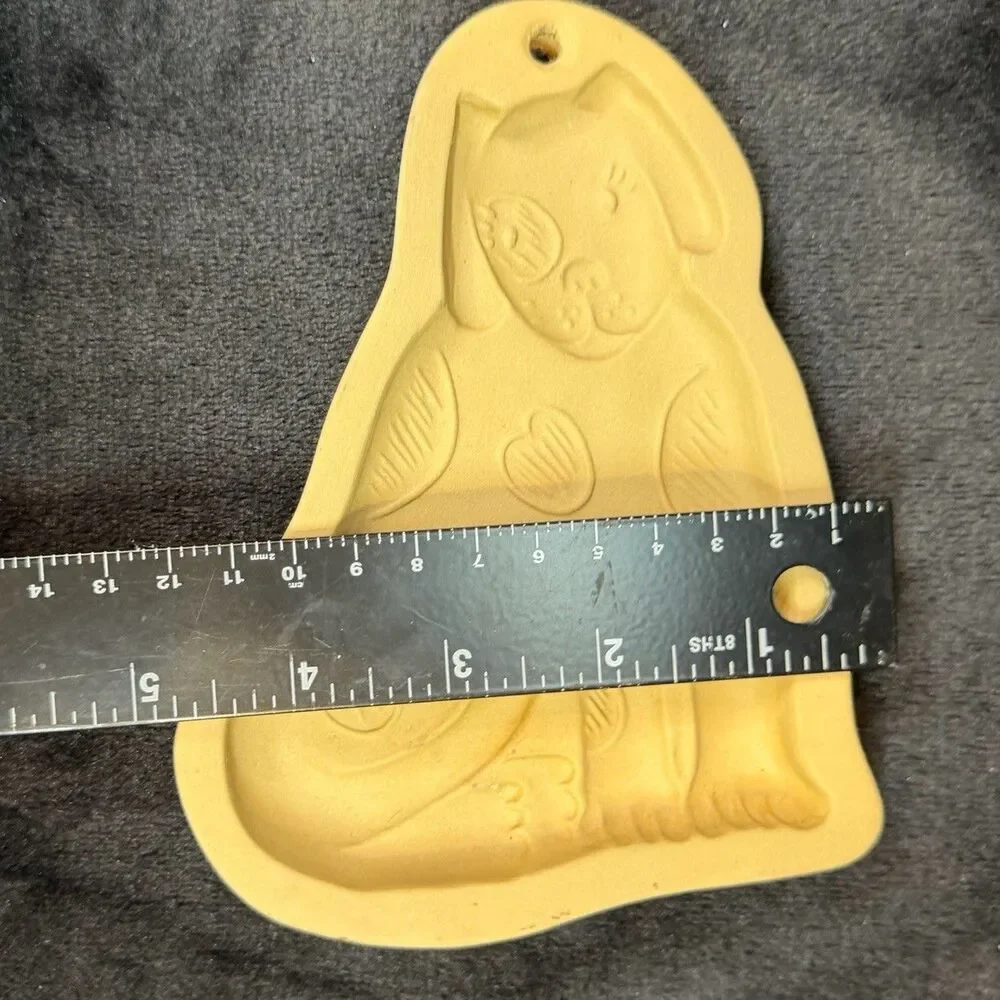 Brown Bag Cookie Art Molds Spot the Dog & Mama Kitty Cat Set of 2 Vintage 1988